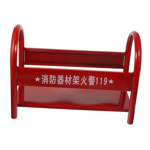 GARVALON 4kg Stand Reinforced Base Metal Holder for Powder Extinguishers Space-saving Storage Supports Units for and Office Use