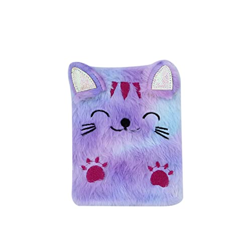 Suillty Plush Cute Panda Unicorn Cartoon Animal Notebook, Faux Fur Personal Journal Diary College Wide Ruled Writing Notepad Gifts For Students,Women,Girls,Travelers #TOP14