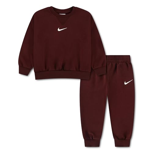 Nike Essential Fleece Crew Set para niños Mystic Dates 3/4 años