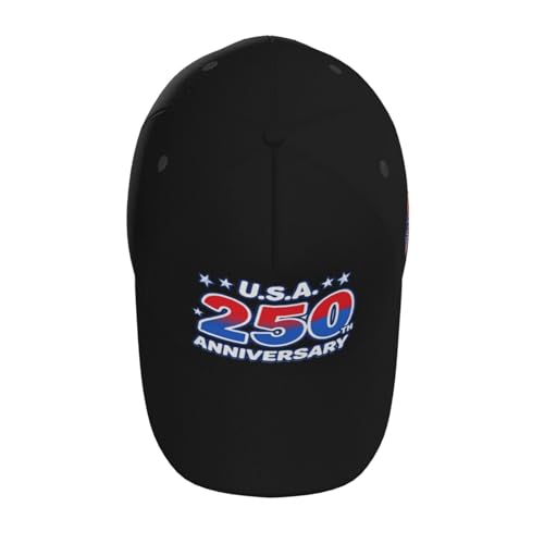 Image of USA Flag Baseball Cap American Patriotic Trucker Hat Father Dad Mother Mom Adjustable Sportswear Hat for Men Women Adults