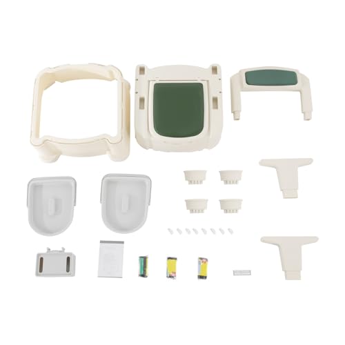 Tyvotrend Campingtoilette, Tragbare Reisetoilette mit Sensory Light und Rückenlehne, Mobile Toilette mit Abnehmbaren Armlehnen und Tissue-Box, Trockentrenntoilette für Menschen (Grün)