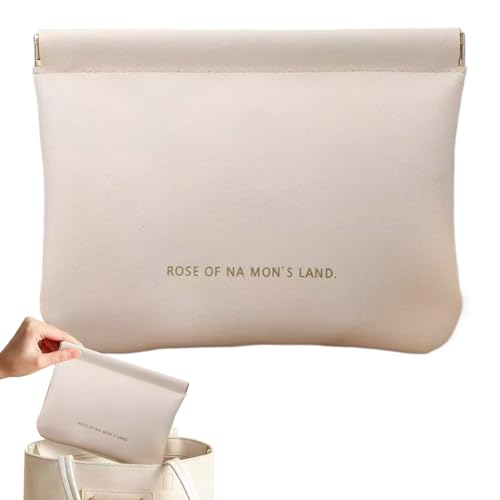 Bolsitas Pequeñas - Portaobjetos para Auriculares En Cuero Sintético,Monedero Impermeable Ligero con Cierre Automático para Viajes, Hogar, Familia Y Compañeros De Trabajo