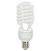 Satco (Pack of 6) S7387, 65 Watt (300 Watt) 4300 Lumens Hi-Pro Spiral CFL Warm White 2700K Mogul Base 120 Volt Light Bulb, Compact Fluorescent Bulb