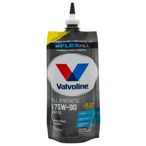 Converting Unitized Wheel Ends to Conventional Hub Bearings and Wheel Ends on Meritor Coach Front and Tag Axles - MERITOR 10 Valvoline FlexFill Full Synthetic SAE 75W-90 Gear Oil 1 QT Pouch