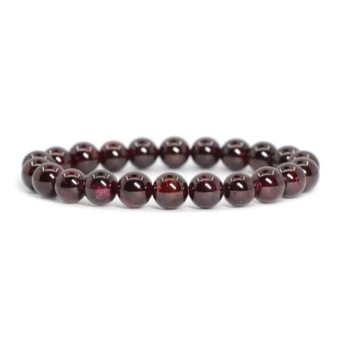 Adabele Real Natural Garnet Gemstone Beaded Bracelet 7 inch...