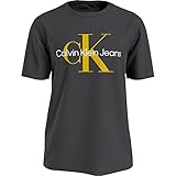 Calvin Klein Jeans Herren Seasonal Monologo Tee T-Shirts, Industrial Grey, 3XL