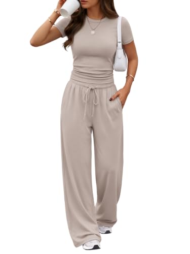 Image of Trendy Queen Women's 2 Piece Matching Summer Lounge Set with Pockets