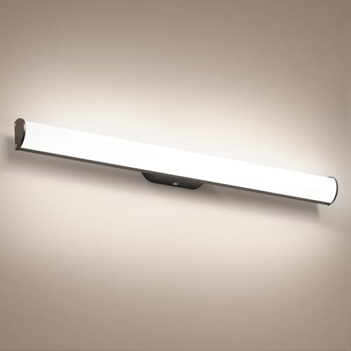 OOWOLF Specchio da Bagno Luce a Parete – 59,5 cm 16W 4000K Lampada LED per Trucco e Rasatura Illuminazione a Parete sopra lo Specchio IP44 per Toeletta