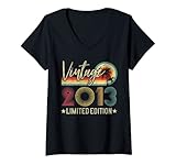 Photo Gallery donna vintage 2013 9th birthday gift 9 years old limited edition maglietta con collo a v Photo Gallery donna vintage 2013 9th birthday gift 9 years old limited edition maglietta con collo a v