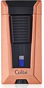 Colibri Stealth III Triple Flame Lighter -Rose Gold & MATT BLACK
