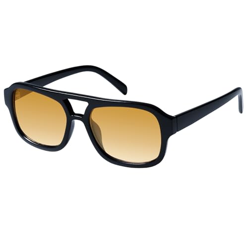 Image of mosanana Small Square Aviator Sunglasses for Women MS52362 | Retro Narrow Frame, UV400 Protection, Designed for Daily Outfits, Travel and Fashion Looks