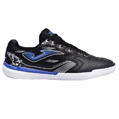 Amazon.com.br: Chuteira de Futsal Joma Liga 5 Preto/Azul Tamanho 42