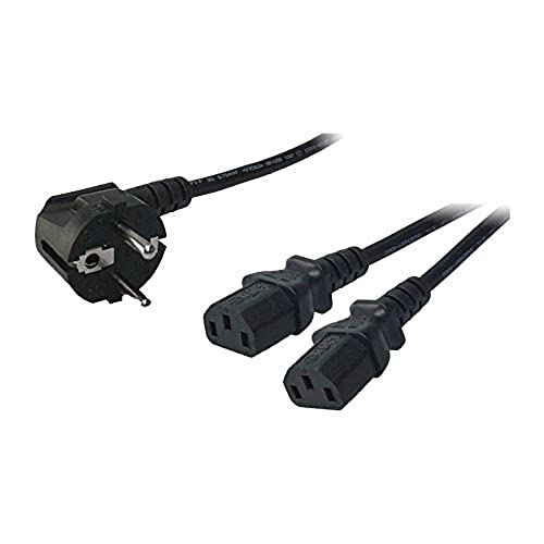Câble d'alimentation Schuko-C13 LogiLink CP101 noir 1.5m pour ordinateur et écran