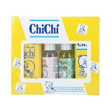 Chichi Infant Baby Bath Gift Set (Cologne, Shampoo, Natural Oil, Child Powder)