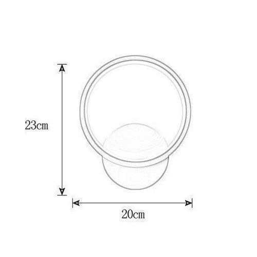 Applique murale LED design épuré en fer forgé blanc avec 3 températures de couleur de classe A++ - 5
