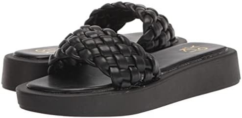 YOKI Women's Platform Sandal, Black, 7.5 | Image 6