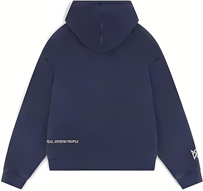 For The Culture Crystal Blue Fleece Hoodie2