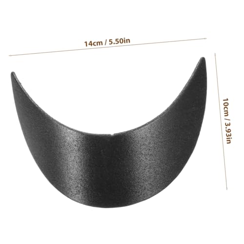 20pcs Baseball Cap Visor Inserts Durable Plastic Hat Brims for Sun Protection Easy to Install Cap for Boy Girl Black2