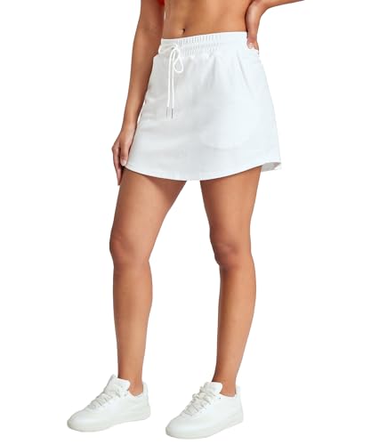 MEIVSO Women's Cotton Tennis Skort Athletic Golf Skirts Casual Skort2
