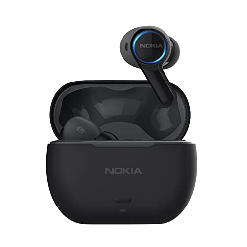 Nokia Clarity Earbuds Pro Active Noise Cancelling Earbuds – TWS-841W BG – Dual Mic, Ambient Mode, Low Latency, LED Call Indicator Light, IPX4, Up 35 Hours of ANC Playback – Black Grey Nokia Clarity Earbuds Pro Active Noise Cancelling Earbuds – TWS-841W BG – Dual Mic, Ambient Mode, Low Latency, LED Call Indicator Light, IPX4, Up 35 Hours of ANC Playback – Black Grey