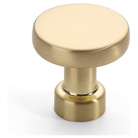 Amerdeco Brushed Brass Cabinet Knobs Cover