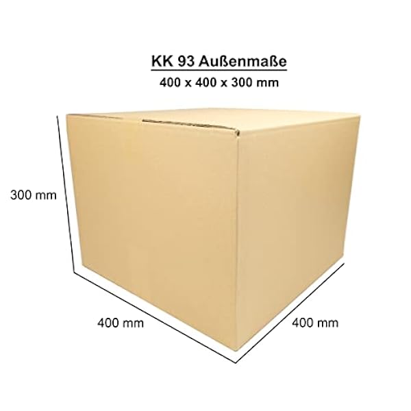 40 vouwdozen verzenddoos verpakking pakket 400x400x300 mm 2-golvend KK93