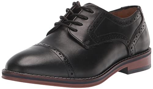 Johnston & Murphy Big Kid Conard Cap Toe Boys Lace-Up Dress Shoe