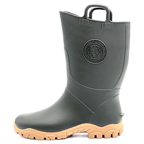 Boatilus Botte de pluie Ducky Megol Enfant Kaki Beige 30/31 Cover