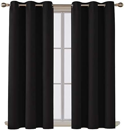 black curtains for bedroom
