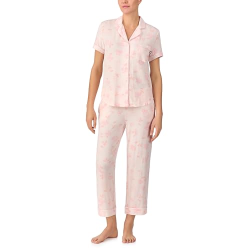 Image of kate spade new york Short Sleeve Cropped Pant PJ Set