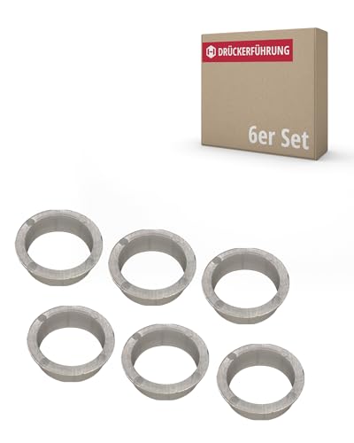 JUVA Guide de béquille 16 mm Bague de palier de béquille blanche pour poignées de porte & paires de béquilles - SM10003 | Palier en plastique pour...
