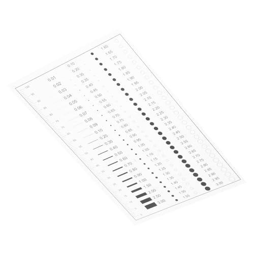 NUOLUX 高精線欠陥測定ゲージ コンパクト携帯型 測定定規 教育研究用 多用途欠陥検出ツール