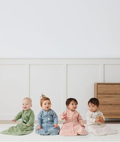 Image of ergoPouch Jersey Sleeping Bag 1.0 TOG - Arms-Out Baby Sleep Sack, Ideal Transition from Swaddling, Slim Fit Keeps Baby Secure & Comfortable, Soft Breathable Fabric (3-12 Months, Oatmeal Marle)