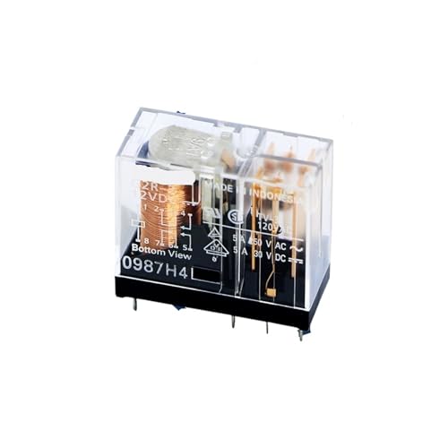 Relais de puissance G2R-2-24VDC avec 4 broches et capacité de 10A pour circuit imprimé