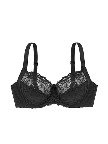 Dorina Sujetador Philippa para Mujer – con Aros, Microfibra Jacquard con Detalles de Encaje, Elástico Picot Brillante y Lazo de Satén, Espalda en U, Color Piel