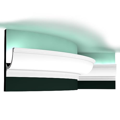 Moulure flexible C902F corniche de plafond courbe polyuréthane 200cm - 5