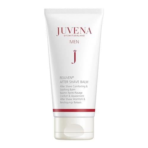 Juvena After Shave Compforting & Soothing Balm 75 ml – Tiefenwirksame Creme für nach der Rasur- Beruhigend & Feuchtigkeitsspendend – Mit Babassuöl & Johannisbeerextrakt – Für alle Hauttypen