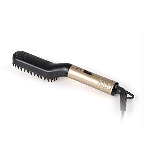 Plancha para cabello y barba multifunción, peine alisador de cerámica con turmalina miniatura 2