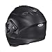 HJC C91 Solid Modular Motorcycle Helmet with HJ-17 Pinlock Shield, DOT Approved(Semi Flat Black, Large)
