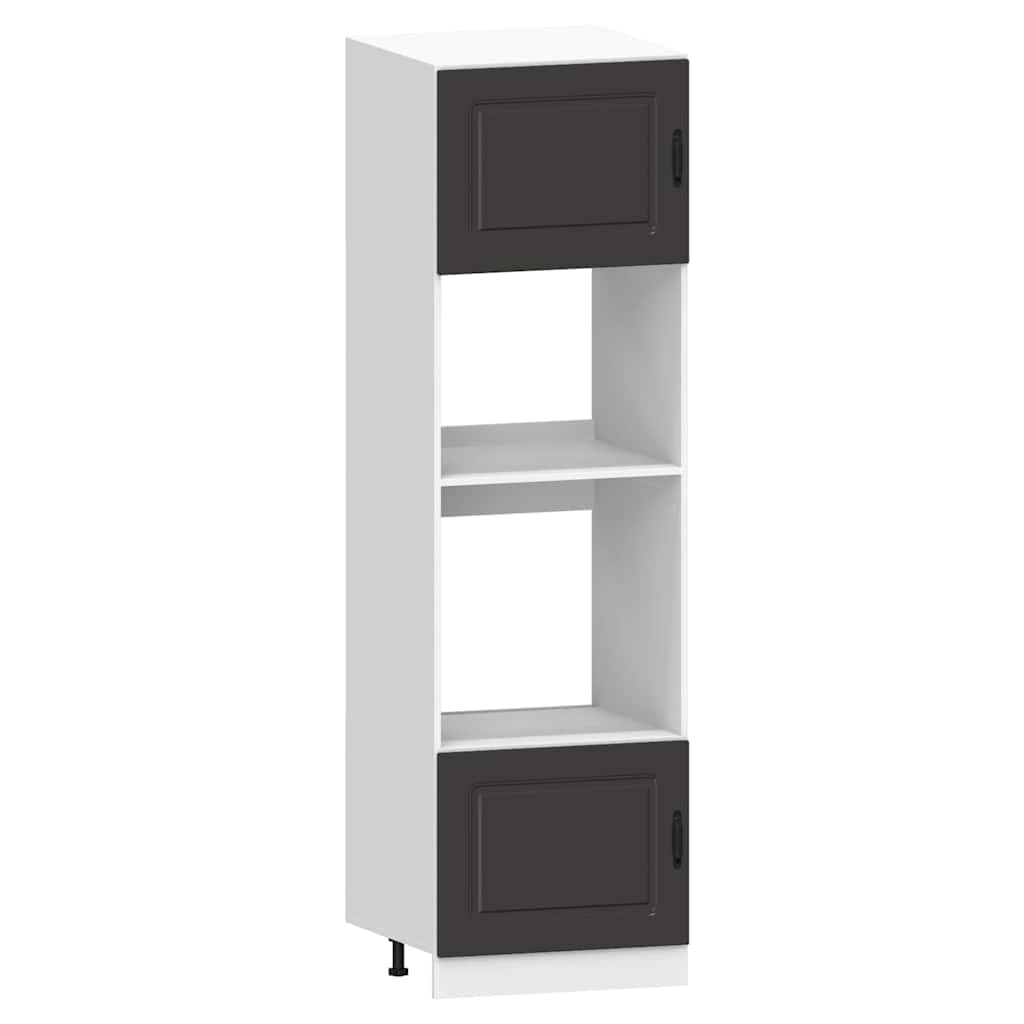 Kalmar - Juego de muebles de cocina (80 x 46 x 81,5 cm, madera con cristal, resistente, para cocina, comedor, pasillo, 7 piezas)