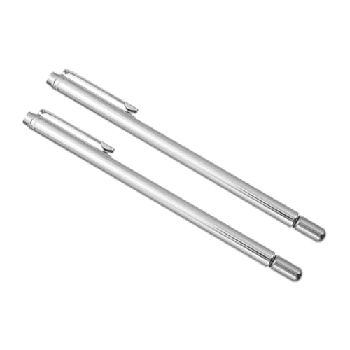 EPIGEIST 2個ステンレス製伸縮ダウジングロッド 軽量携帯用風水探知棒 屋外キャンプ用探査ツール 滑らかな表面で 設計 ポータブルエネルギー
