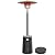 EAST OAK 55,000 BTU Patio Heater with Sand Box, Table Design, Thicker Stainless Steel Burner, Wheels, Triple Protection System, Propane Outdoor Heater for Home and Residential, Commercial Grade, Black