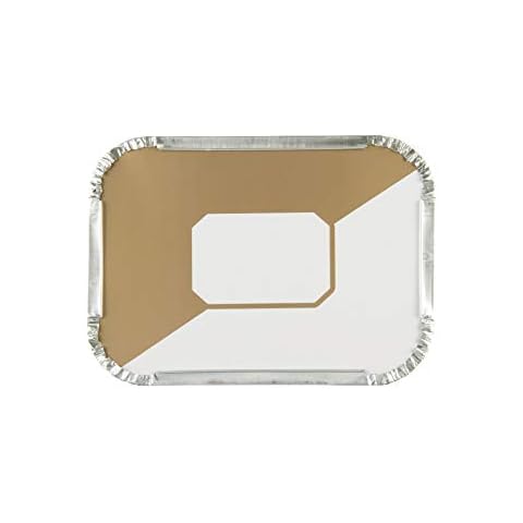 Simply Baked Foil to Go Pan, Medium, Metallic Gold Cover