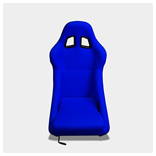 M MODAUTO Asiento Deportivo para Coches,Baquets Deportivo de Tela,Adaptable para Coches y Simulador de Conducción ,Modelo N005,Azul