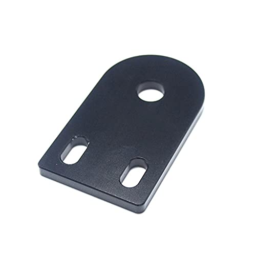 Lysee 3D Printer Parts & Accessories - 3D Printer Parts,T8 Screw Mandrel Support Plate 2020 2040 Aluminum Profile Mount Fixing Plate - (Color: Black)