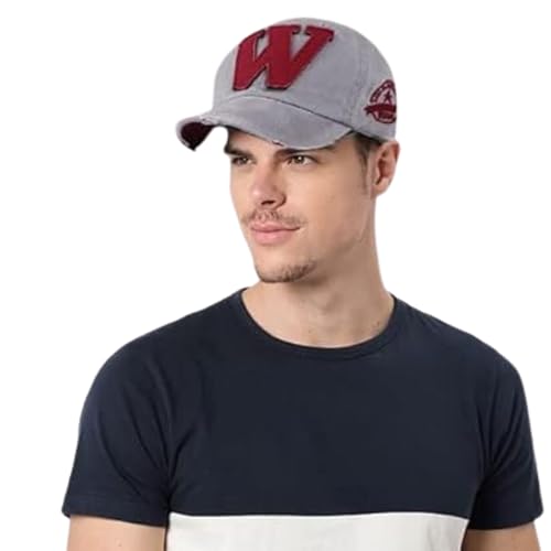 Image of kill off W Cap Baseball Cap Men hat Base Ball Embroidered Vintage Style hat Adjustable W Letter Caps Unisex Baseball Cotton
