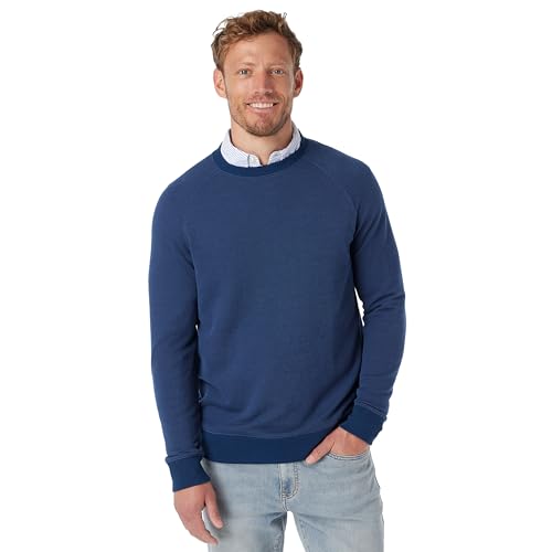 Fair Harbor The Textured Tailwind Sweatshirt –– Men's Classic Lightweight Sweatshirt –– Incredibly Soft and Breathable