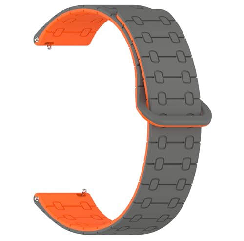 for for Amazfit Bip 6/5/T-Rex3 Pro 48mm/Active Max 48mm �o���h �x���g �����o���h �V���R�� �}�O�l�b�g���ߎ� GTR4/GTR3/GTR3 PRO/GTR 47mm/Balance�Ȃǂ��Ή� �ȒP��