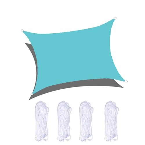 Voile d'ombrage imperméable rectangulaire 4x5m protection UV jardin - 2