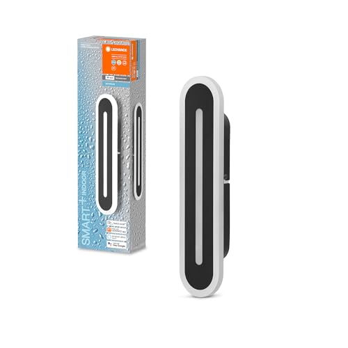 Orbis Bath applique murale noire pour un miroir de salle de bain connecté